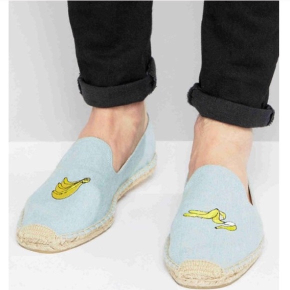 Soludos Other - Soludos Men’s Banana Embroidered Loafers Shoes